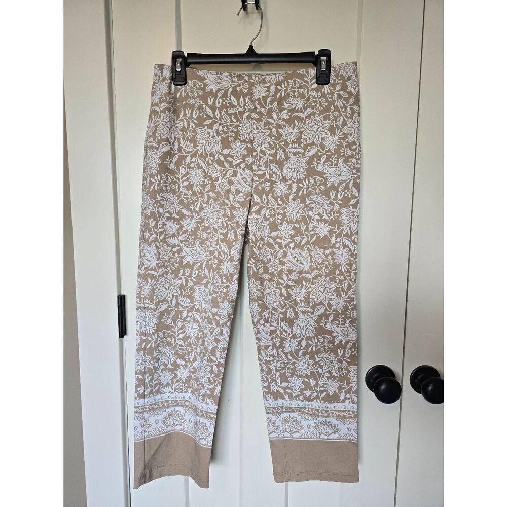 Studio Point Capris Pull On Sz L